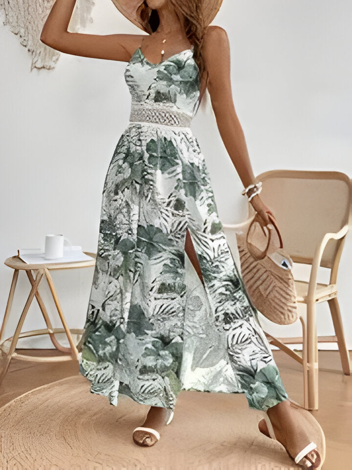 Valenzora | Elegantes ärmelloses Kleid mit Schlitz für Damen