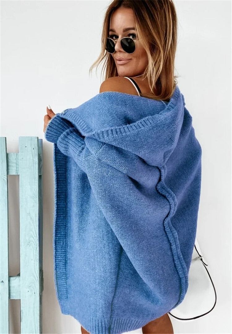 Valenzora | knitted cardigan - oversized women's sweater