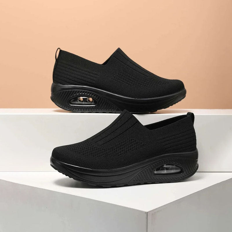 Valenzora | Breathable Slip-on Sneakers with Ergonomic Sole for Women