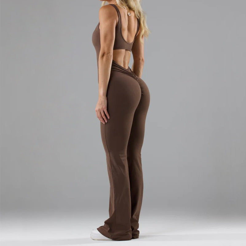 Valenzora | Yoga bodysuit - casual, seamless with open details, women's clothing