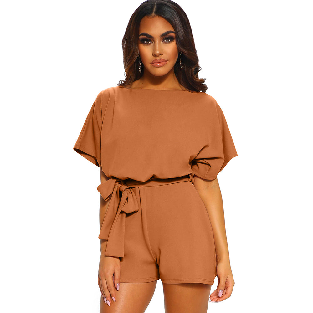 Valenzora overall with round neckline for women