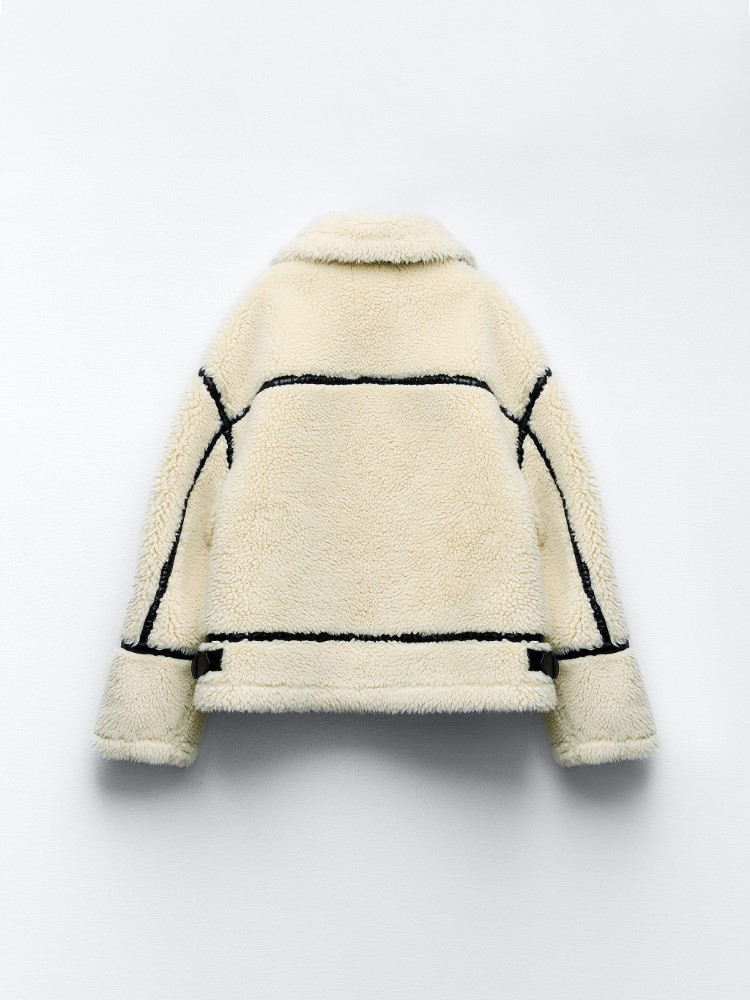 Jackets made of teddy fleece