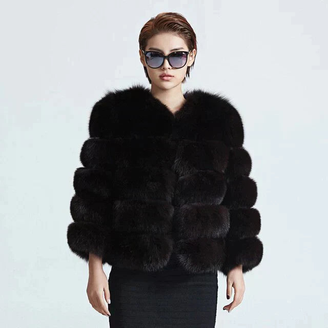 Elegant fur jacket