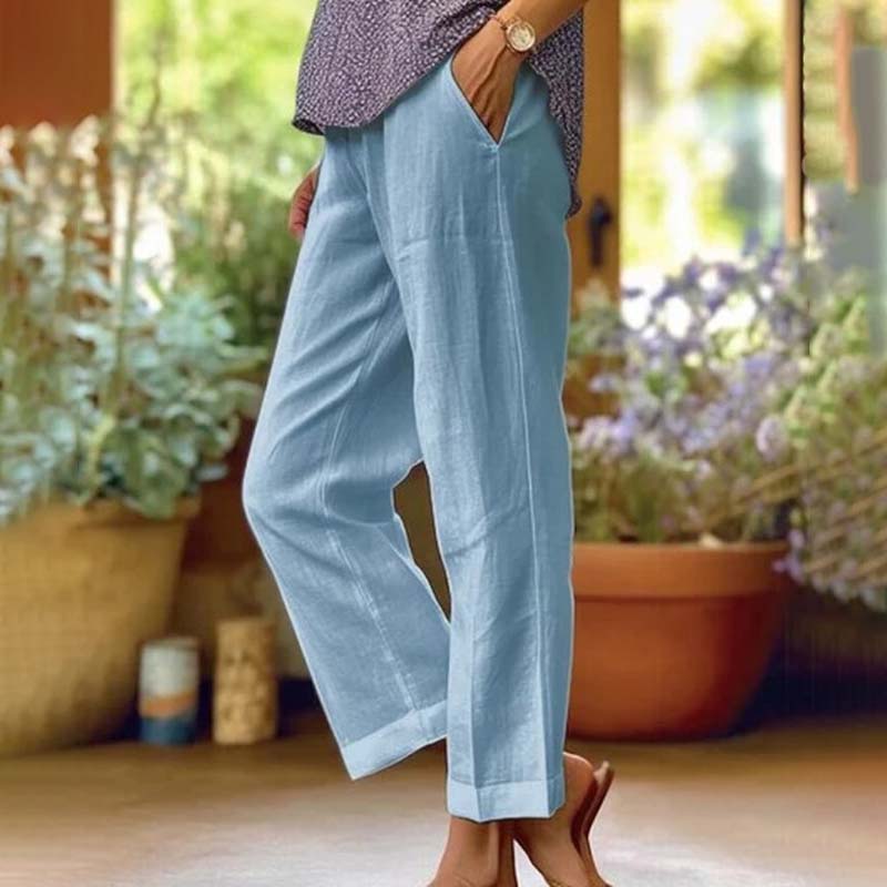 Valenzora | Lässige Raka Hose, Luftige Sommerhose für Damen