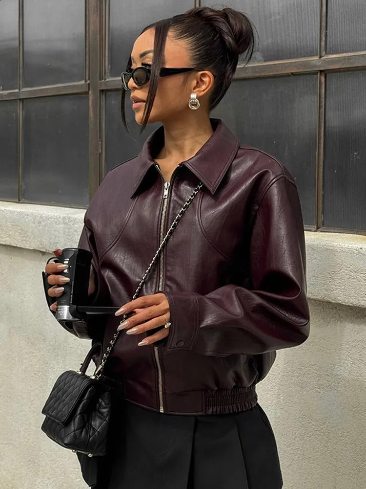 Valenzora | Classic Burgundy Jacket