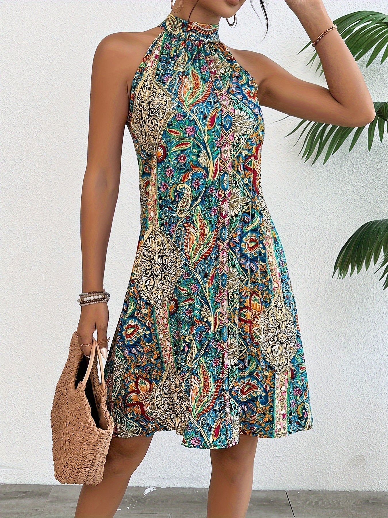 Valenzora | Little summer dress with floral pattern