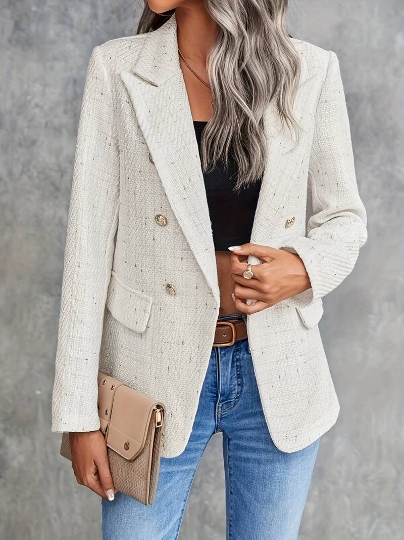 Valenzora | Long-sleeved blazer with lapel collar for women | Stylish and elegant