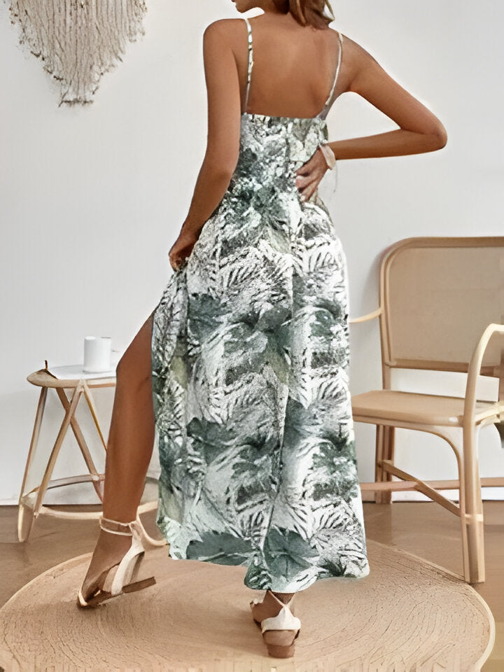 Valenzora | Elegantes ärmelloses Kleid mit Schlitz für Damen