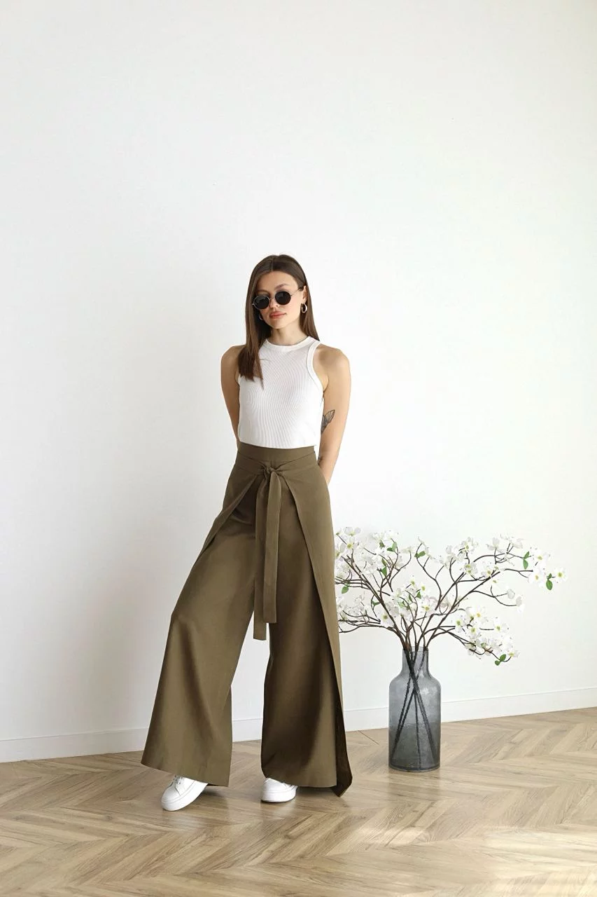 Leona️ | Wide-legged linen trousers
