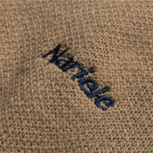 Blockgestrickte Weste mit Rautenmuster
