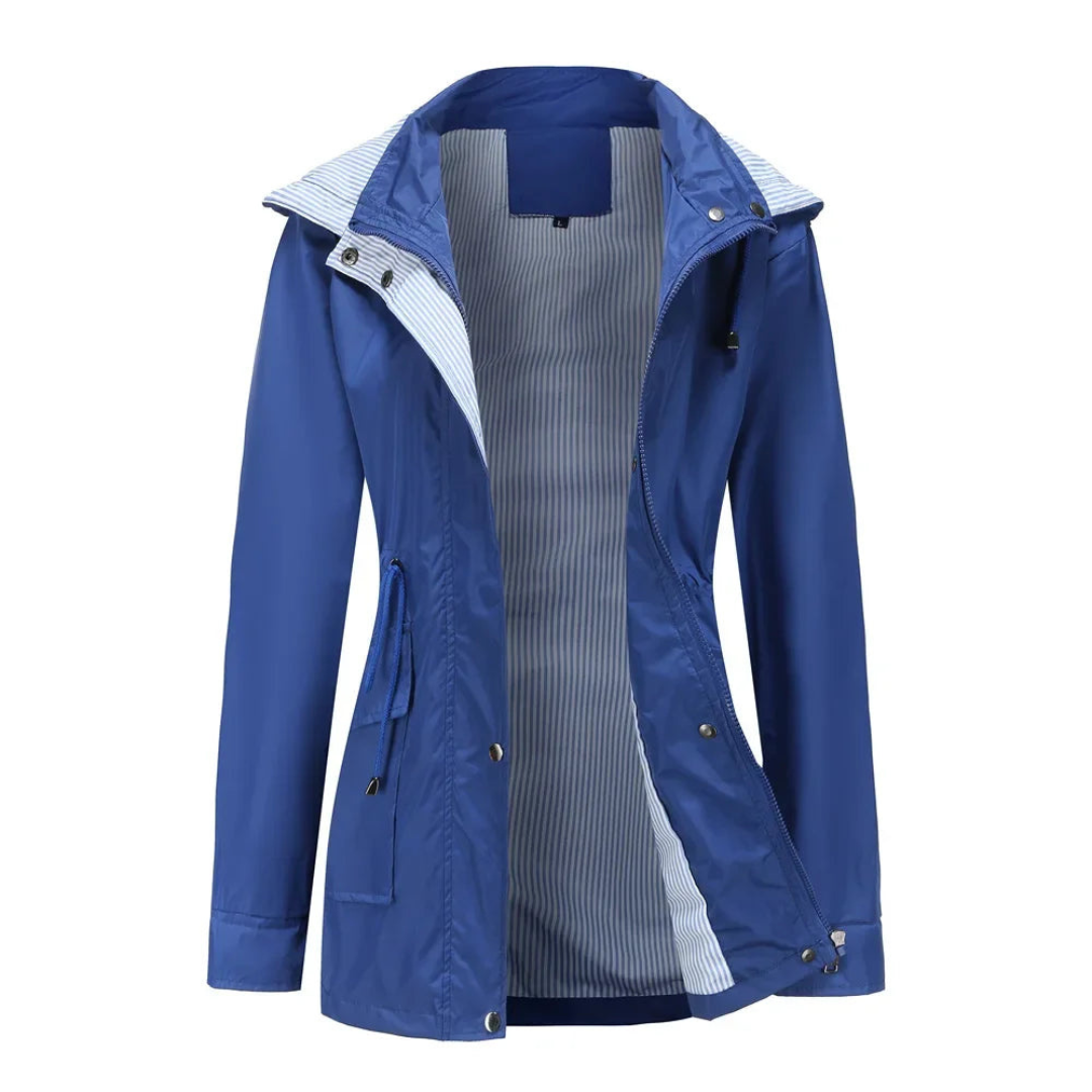 Valenzora | Lightweight Women's Rain Jacket, Water-Repellent