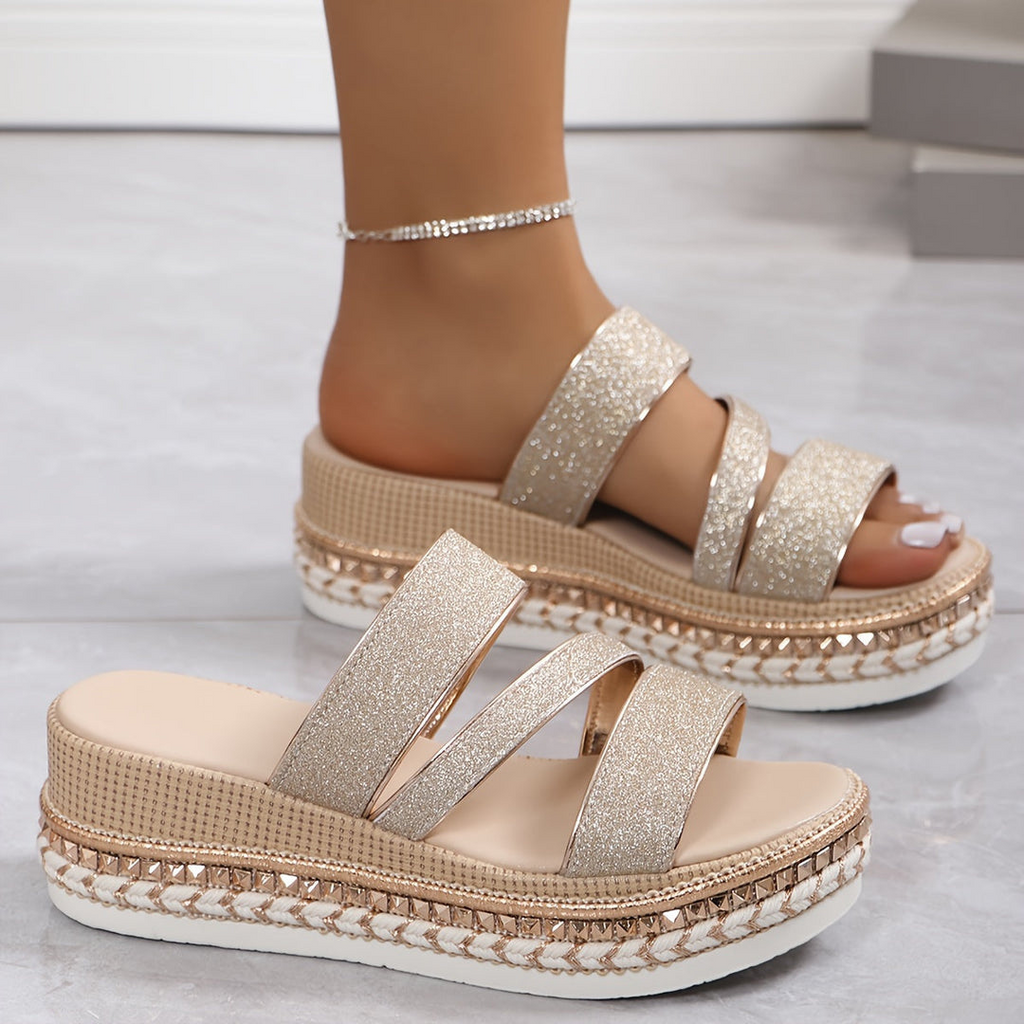 Valenzora | Damen-Sandalen mit dicker Sohle Bequem