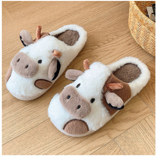 Valenzora | Cow slippers for women