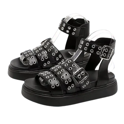 Valenzora | Women's sandals with open toe and thick sole