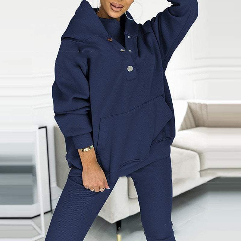 Valenzora | 3-Piece Women's Sports Set for Autumn and Winter