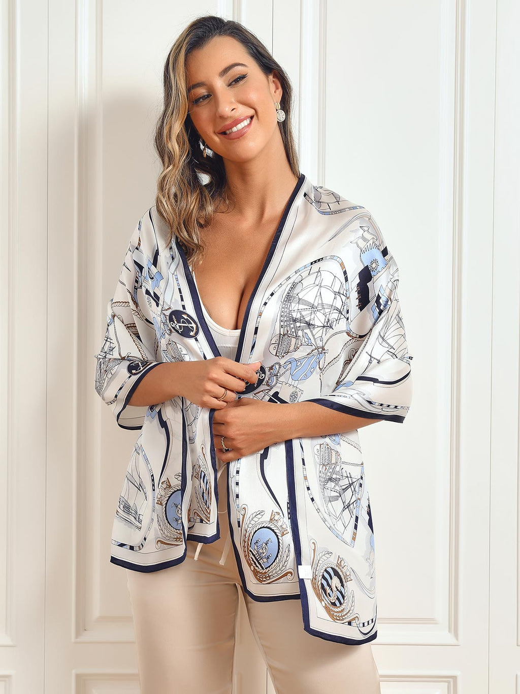 Valenzora | Luxurious women's scarf made of mulberry silk