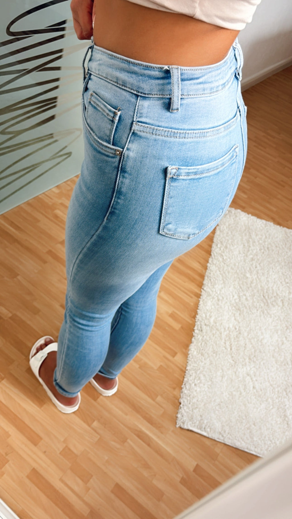 Taillenjeans „K679“, Skinny Fit / helle Waschung Art. 5670
