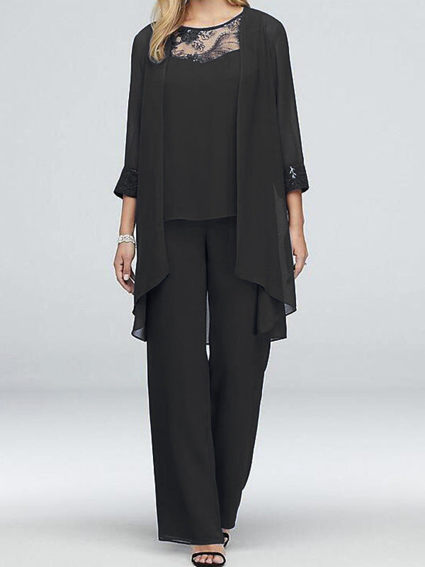 Valenzora | Elegant three-piece cardigan set