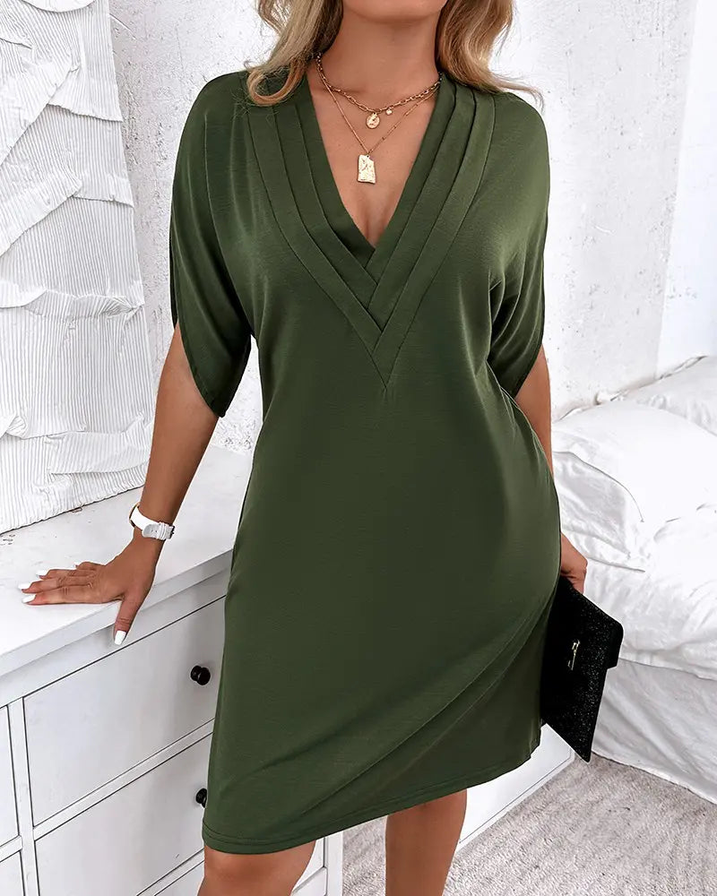 Valenzora | Women's V-neck dress