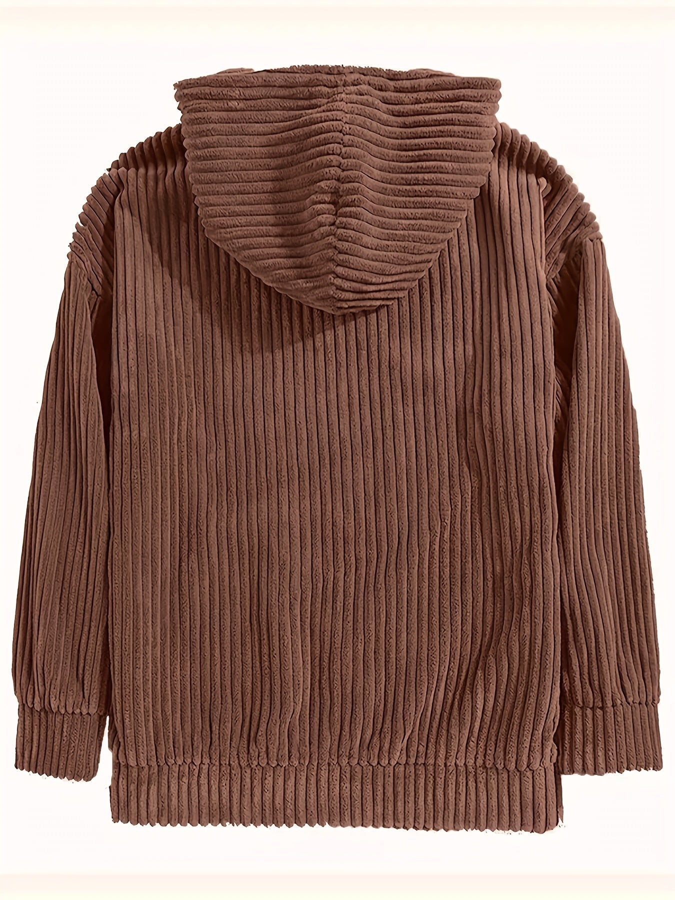 Valenzora | Corduroy Hooded Pullover