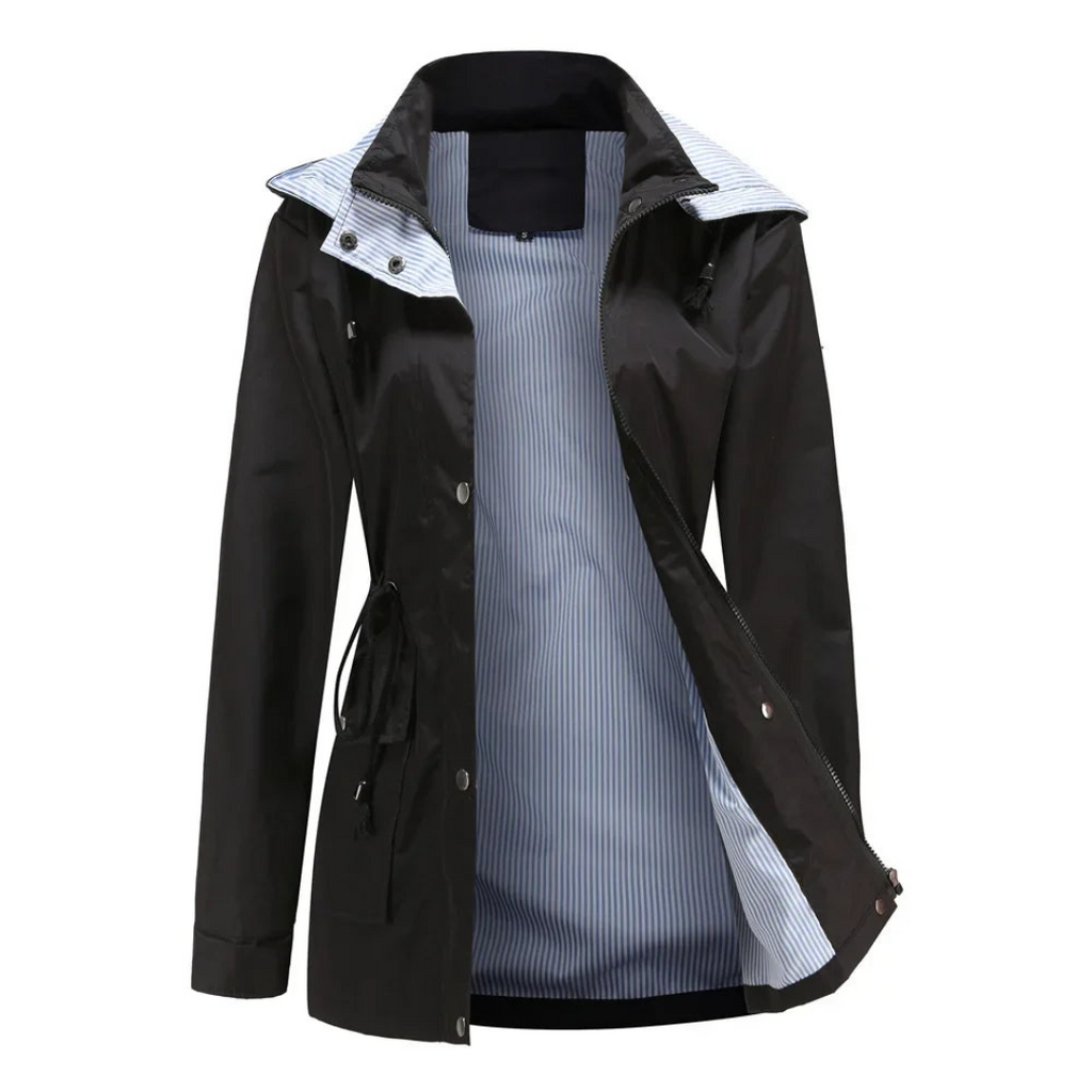 Valenzora | Lightweight Women's Rain Jacket, Water-Repellent