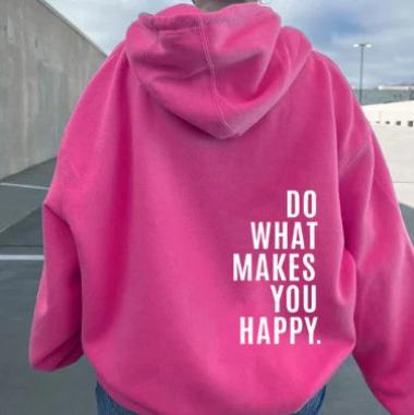 Valenzora | Women's Hoodie - Motivational Print Casual Pullover