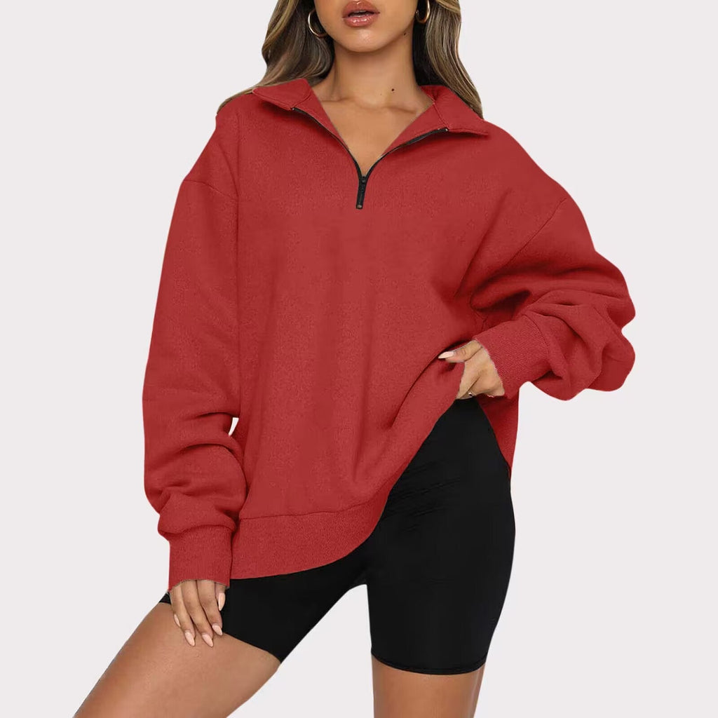 Tatum™ - Damen Sweatshirt mit Kragen