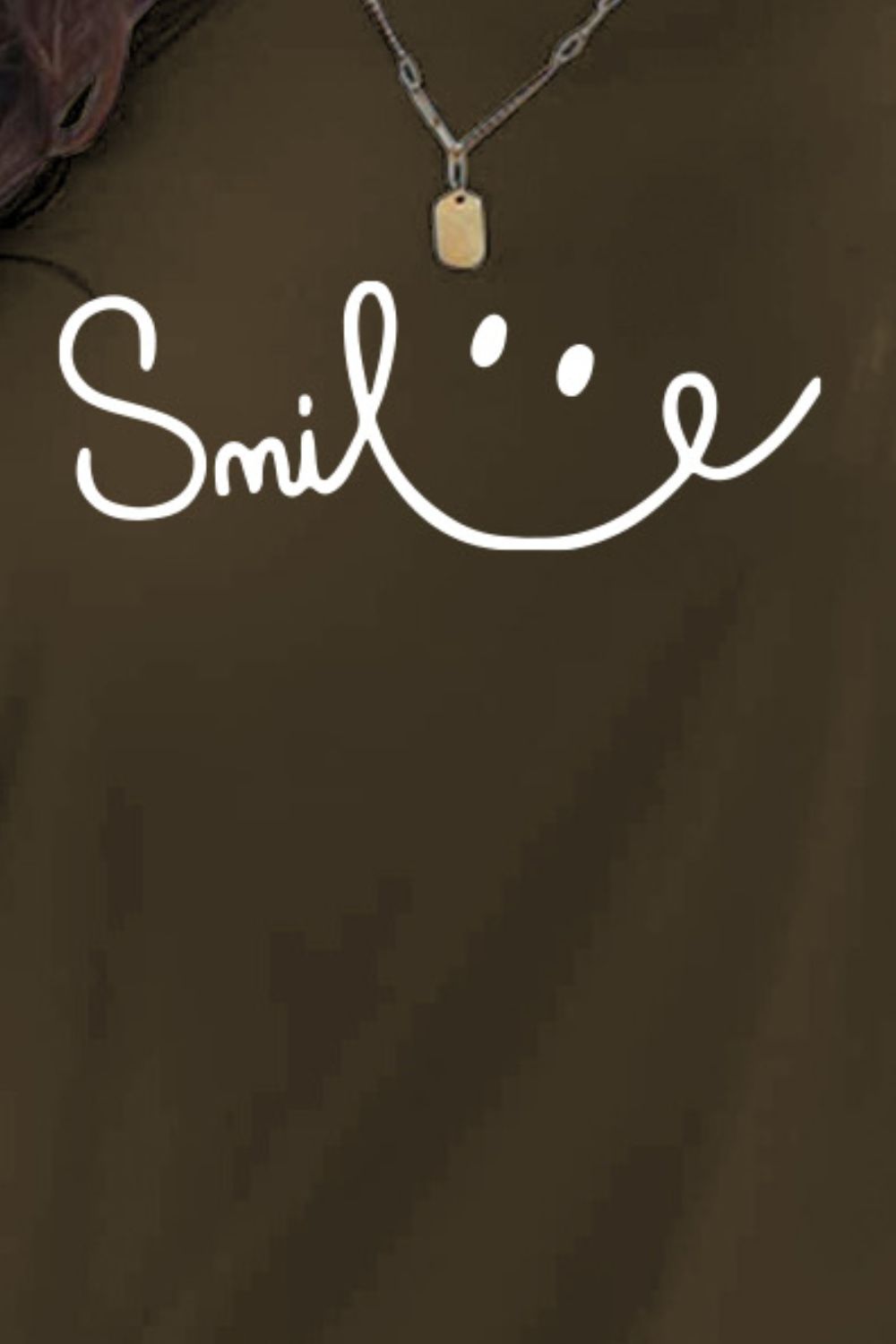 Valenzora | Smile Crew Neck Kurzarm-T-Shirt