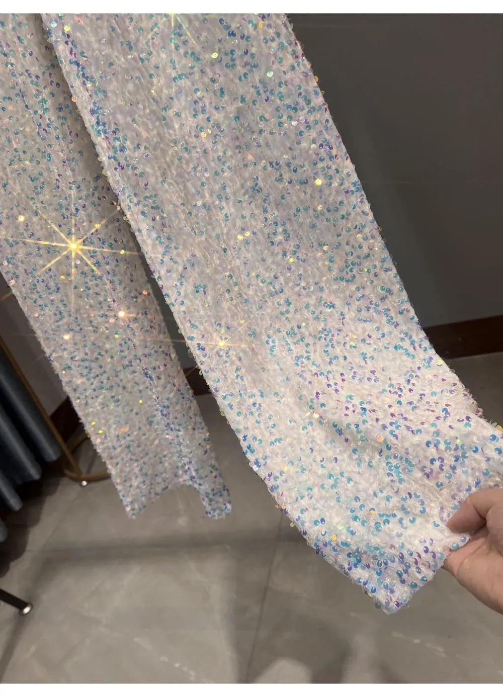 Valenzora | Wide-leg sun pants with sequins