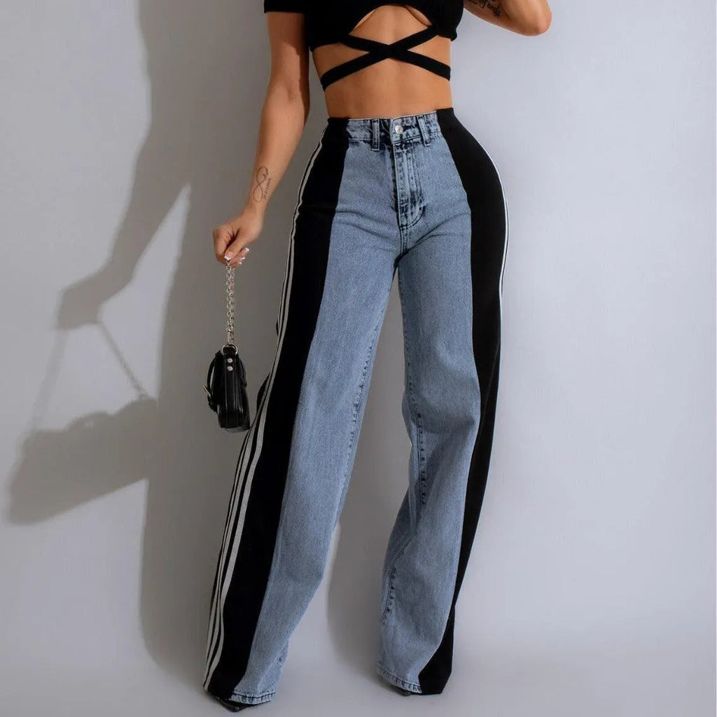 Valenzora | Wide-leg denim trousers