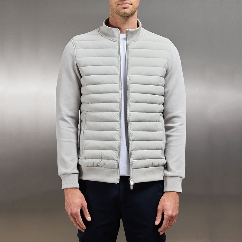 Valenzora | Leichte Stehkragen-Strickjacke, gefütterte Freizeitjacke mit Reißverschluss, für Frühling & Herbst