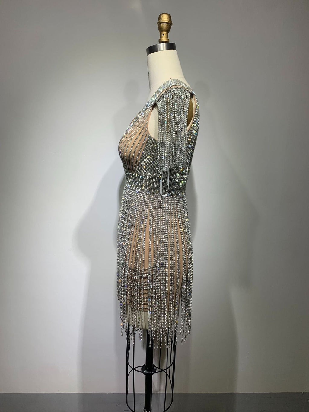 Valenzora | Mantel mit schmalem Ausschnitt und hochwertigem Kleid