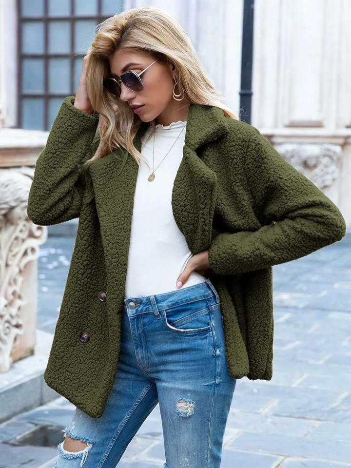 Valenzora | Warme und trendige Teddyjacke