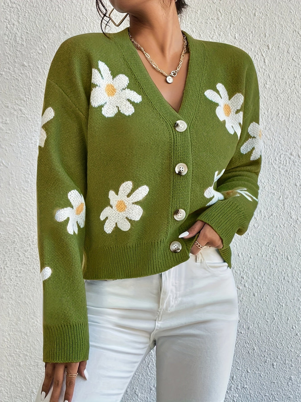 Valenzora | mit Blumenmuster und langen Ärmeln Für Damen