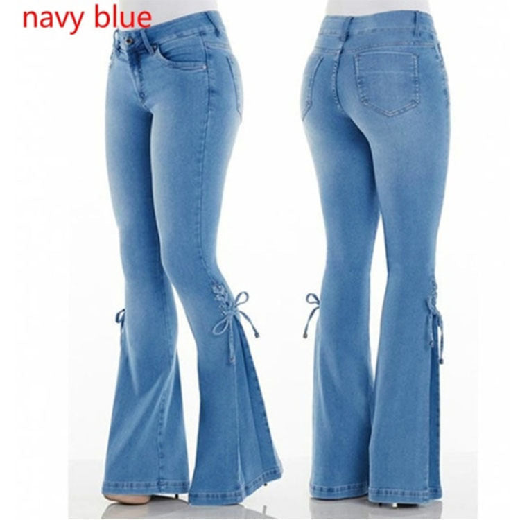 Valenzora – Damen-Jeans mit mittlerer Leibhöhe
