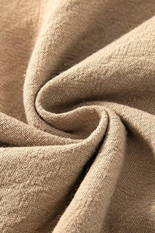 Valenzora | Cotton Linen Trousers with High Waist