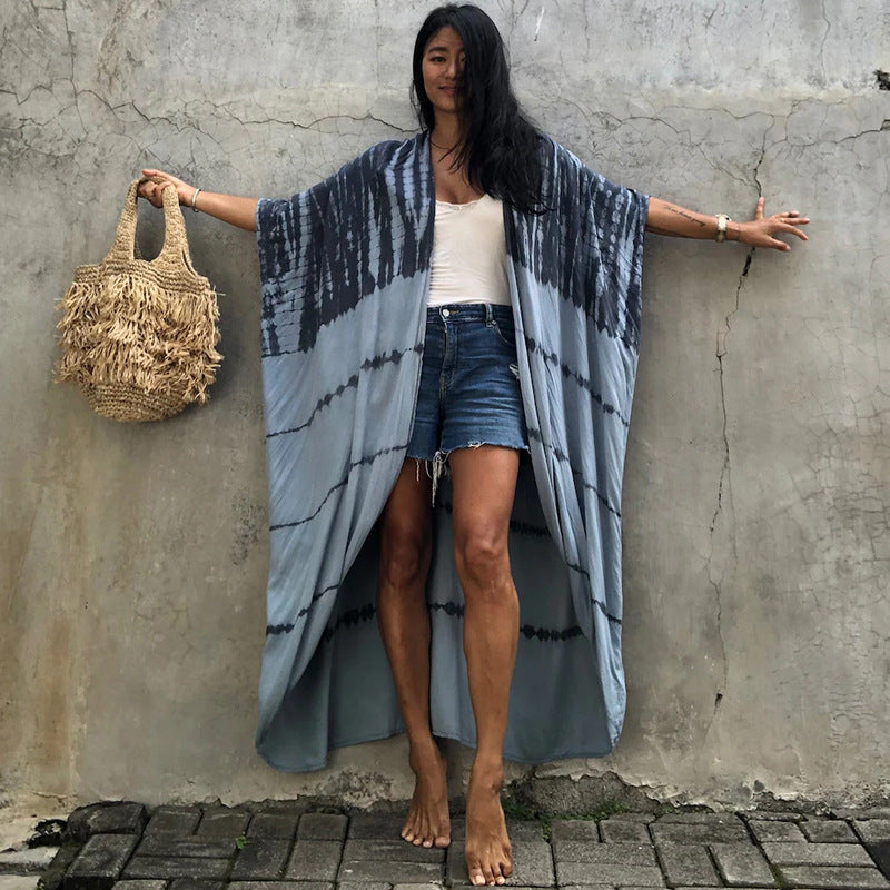 Valenzora | Glamouröses Strandkleid mit Sonnenschutz als Überwurf