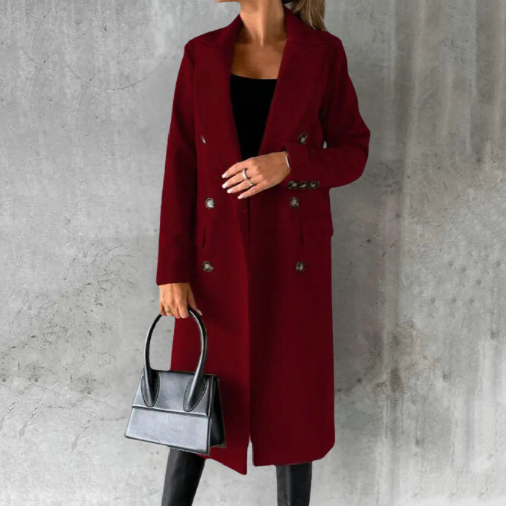 Valenzora | Elegant Long Coat for Women