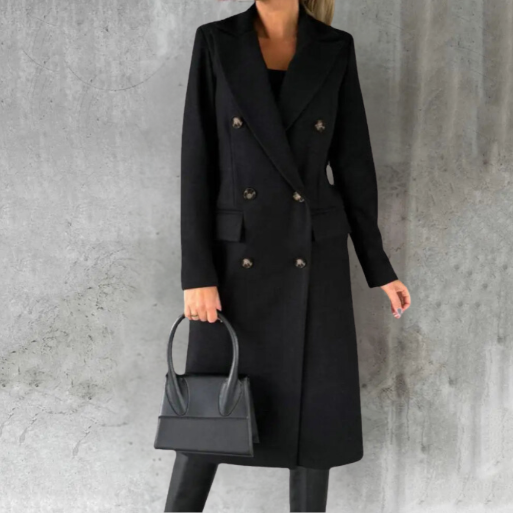 Valenzora | Elegant Long Coat for Women