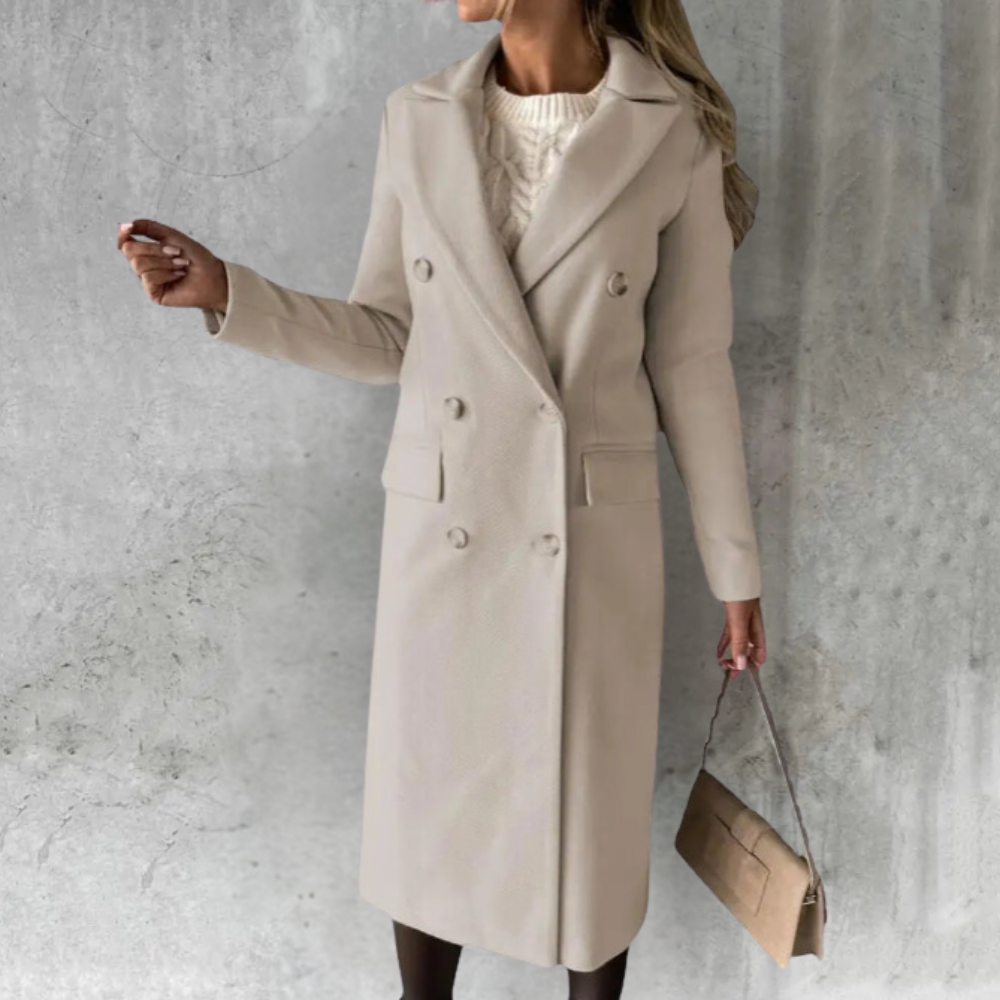 Valenzora | Elegant Long Coat for Women