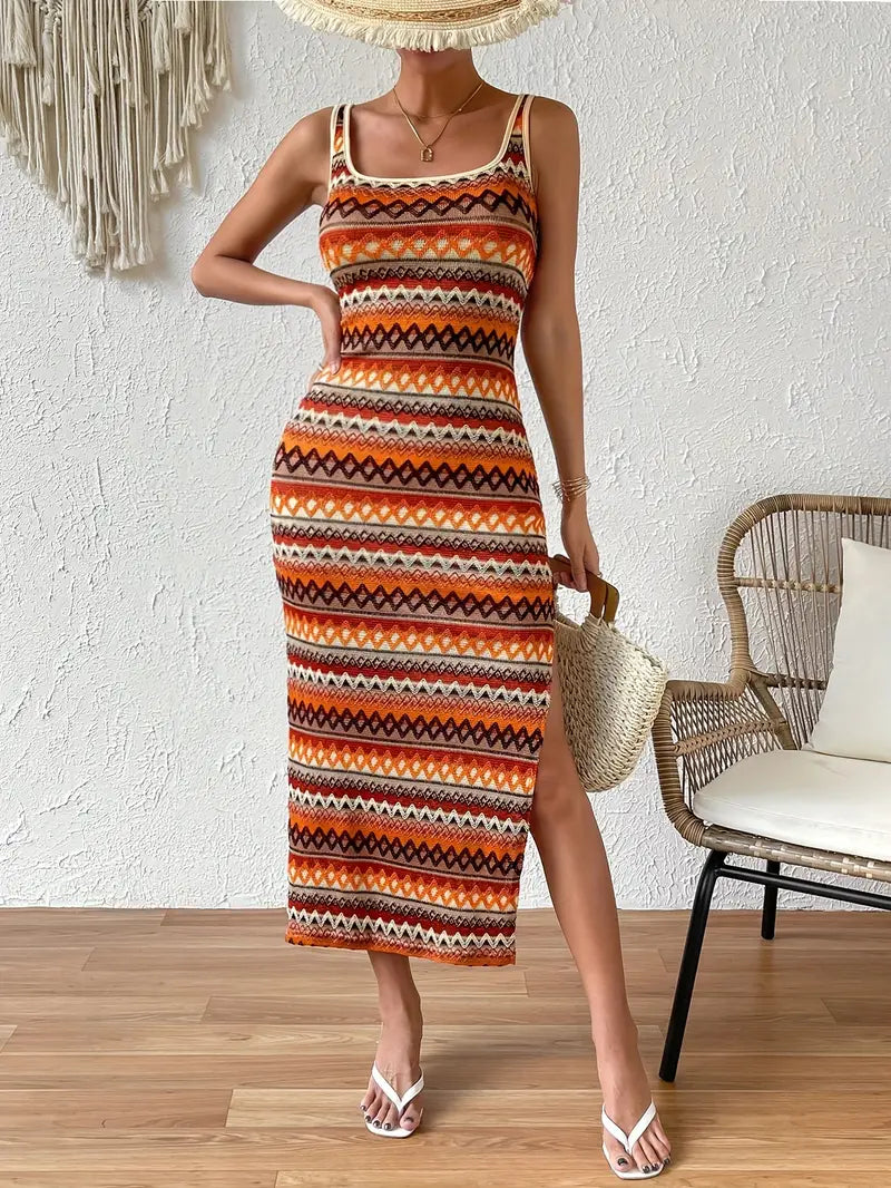 Valenzora | Lively knitted dress for women