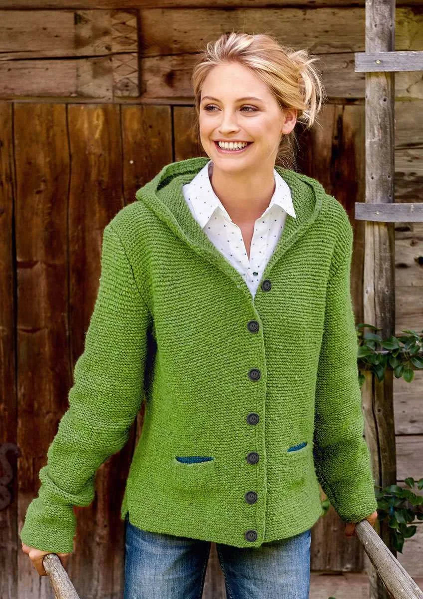 Valenzora | Stilvolle Strickjacke mit Kapuze