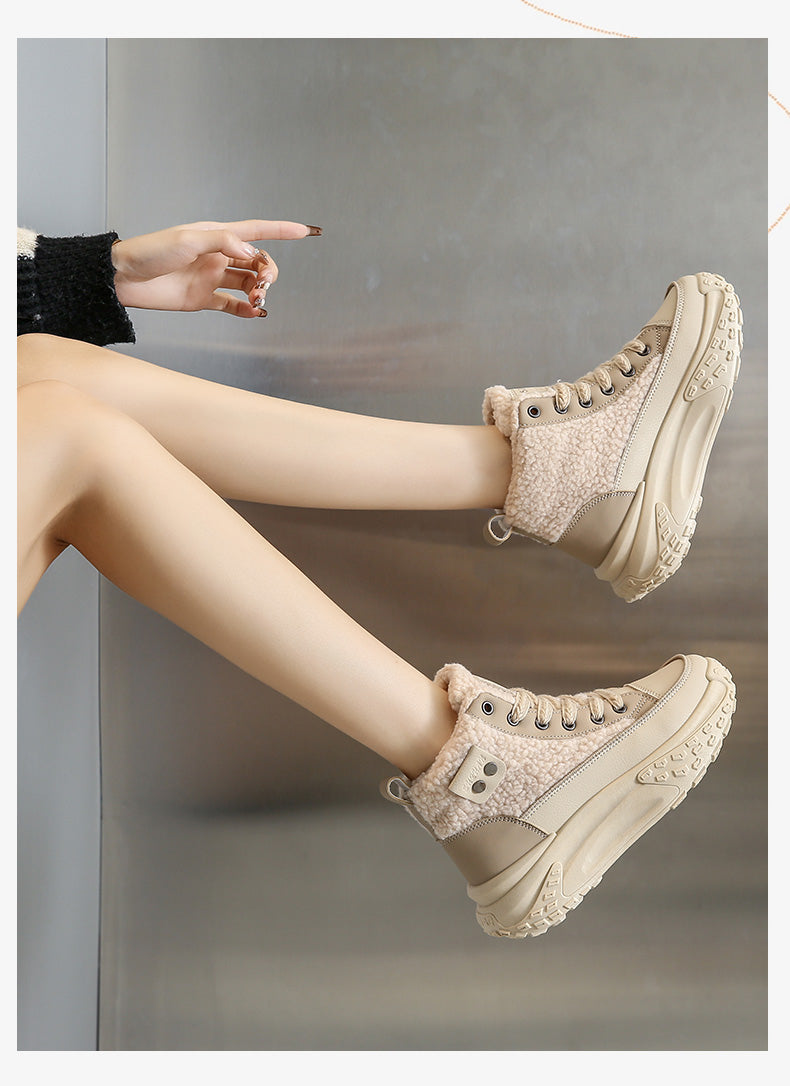 Valenzora – Waterproof plush ankle boots