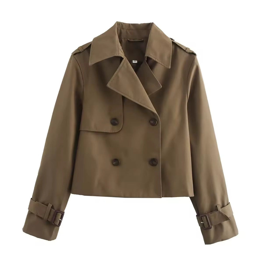 Valenzora | Shortened trench coat