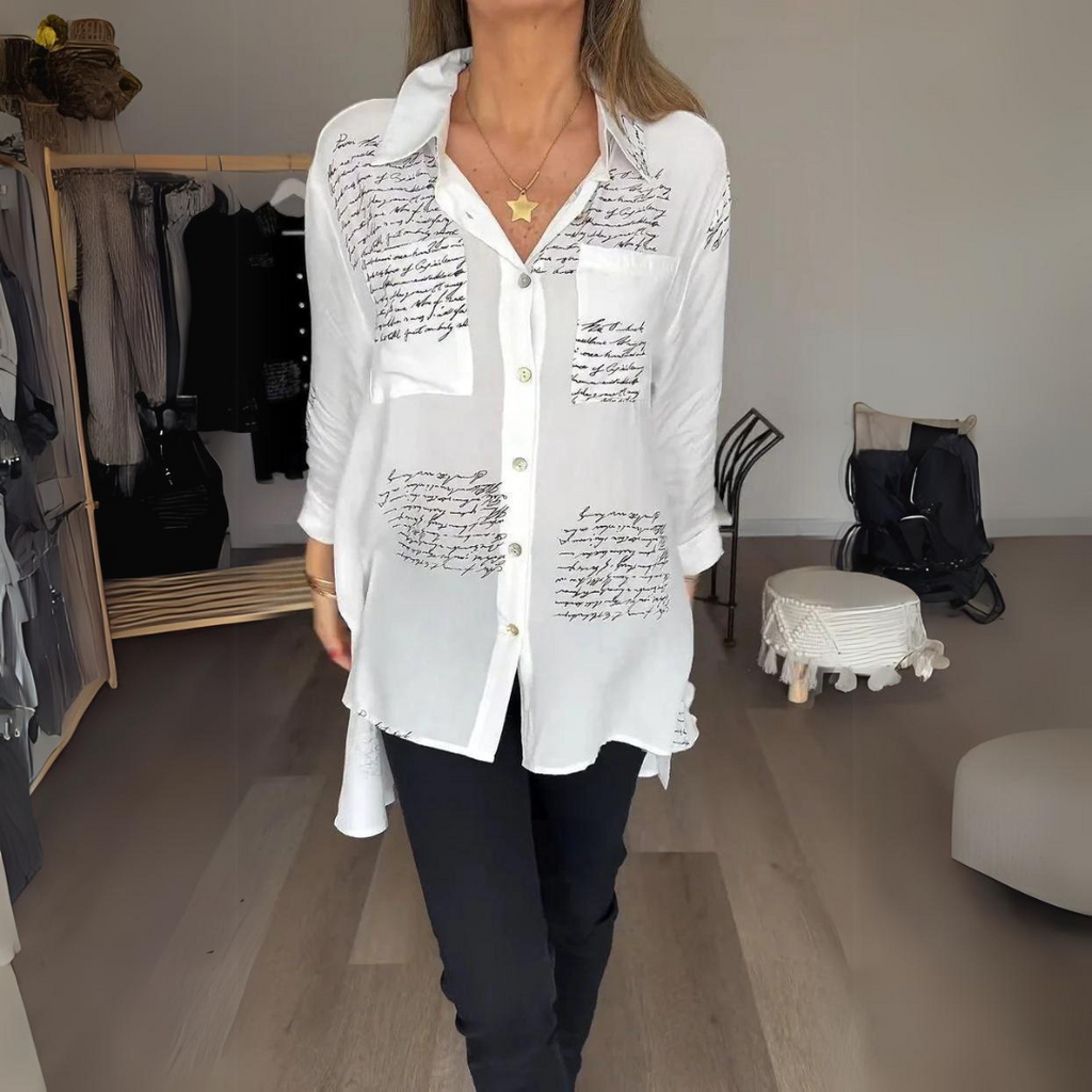 with letter print for women