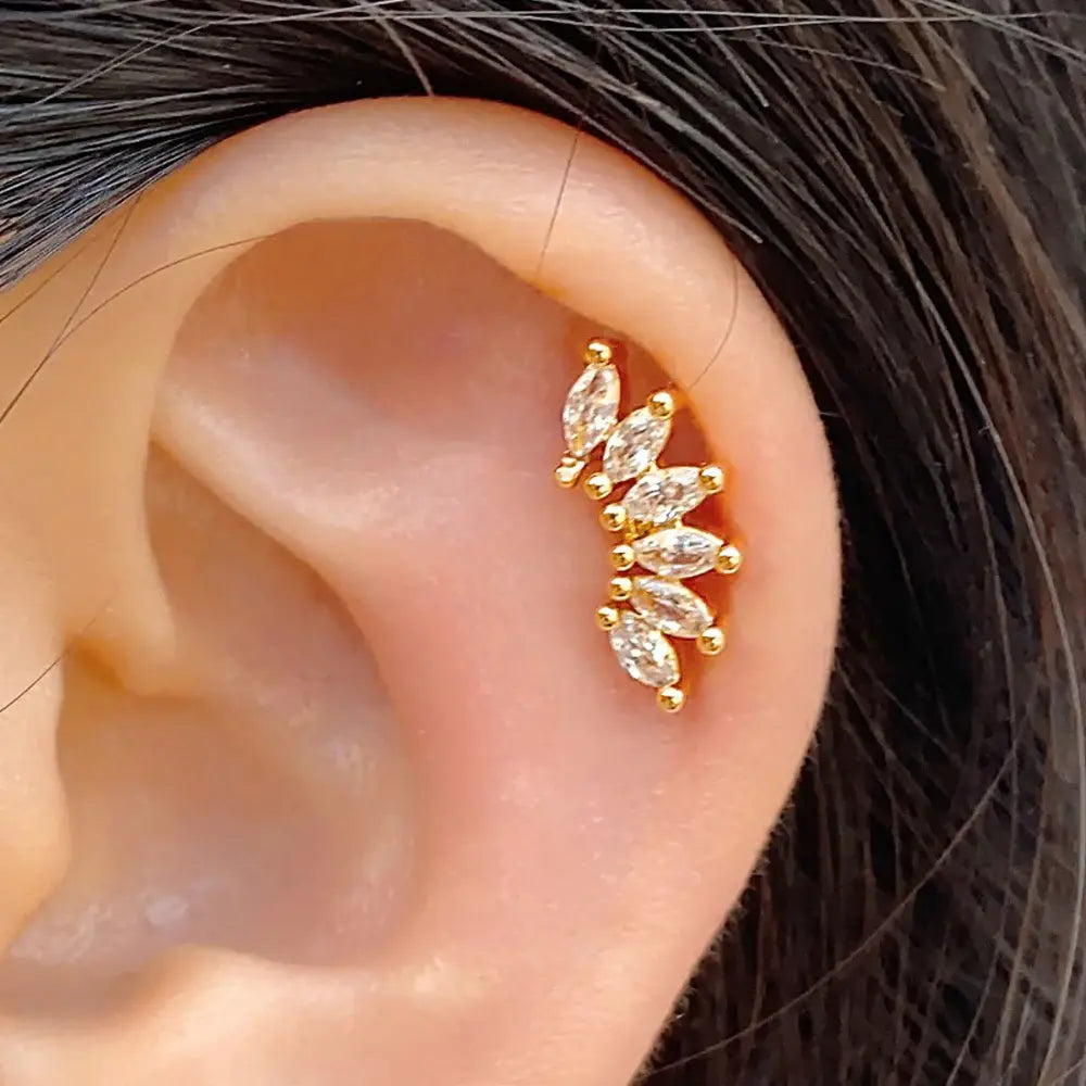 Valenzora | Tragus Helix 925 Silver Earrings for Women