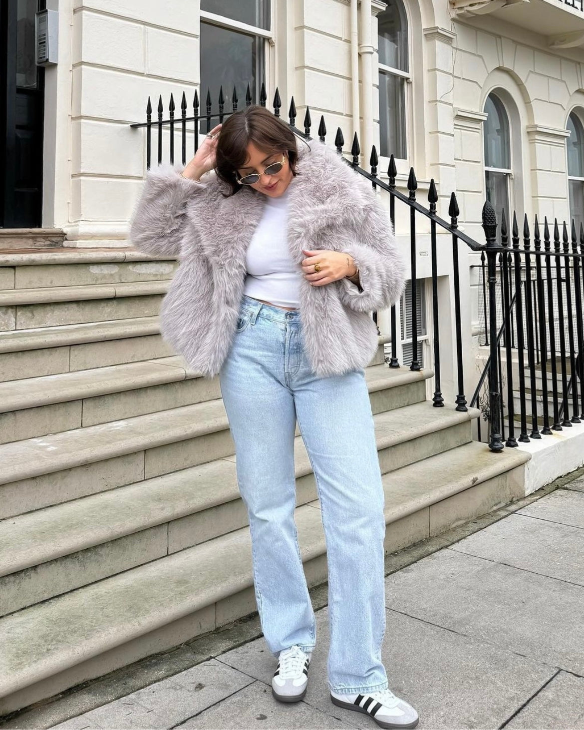 Valenzora | Fluffy Fur Jacket for Winter