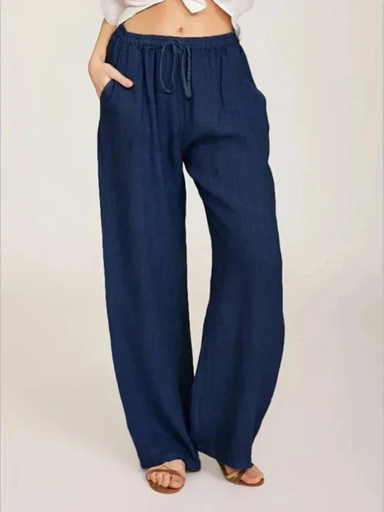 Valenzora | Baumwolle Leinen Hose