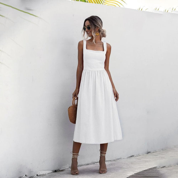Valenzora | Elegant sleeveless dress for summer