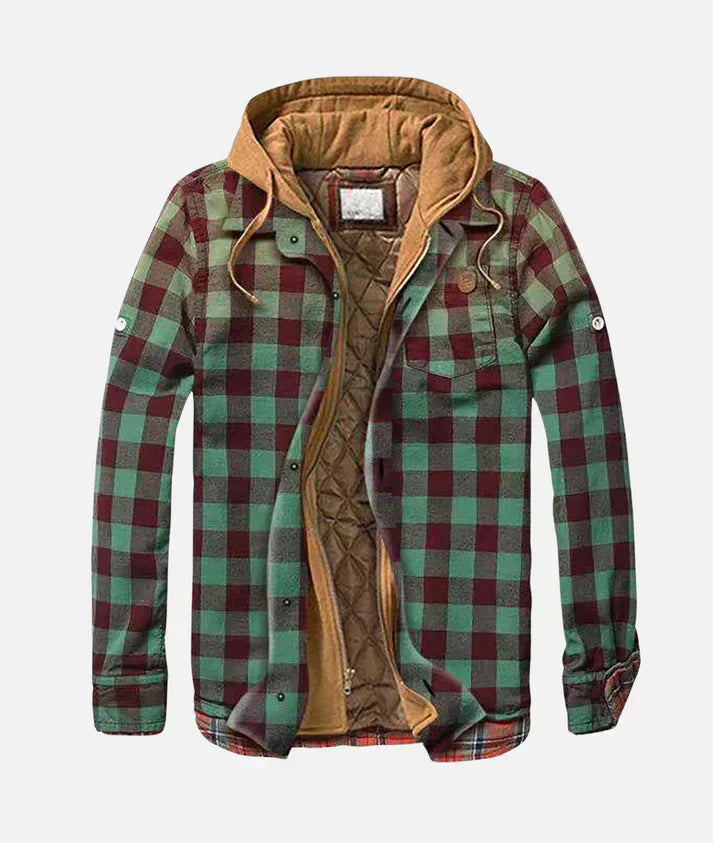 Valenzora | Checkered jacket with hood